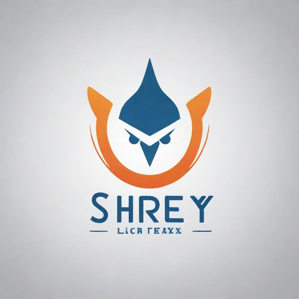 A creative and unique logo with the name 'shreky.cro'. The design should incorporate appealing visual elements and emphasize the name prominently.