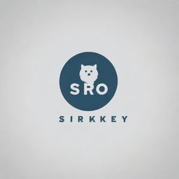 A creative and unique logo with the name 'shreky.cro'. The design should incorporate appealing visual elements and emphasize the name prominently.