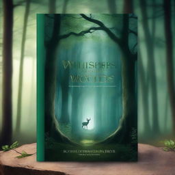 Create a captivating book cover featuring a mysterious forest with a hidden path, illuminated by moonlight