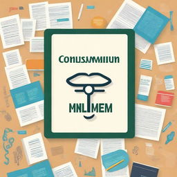 Create a book cover for a book titled 'Consumerism: Marketing and Management'