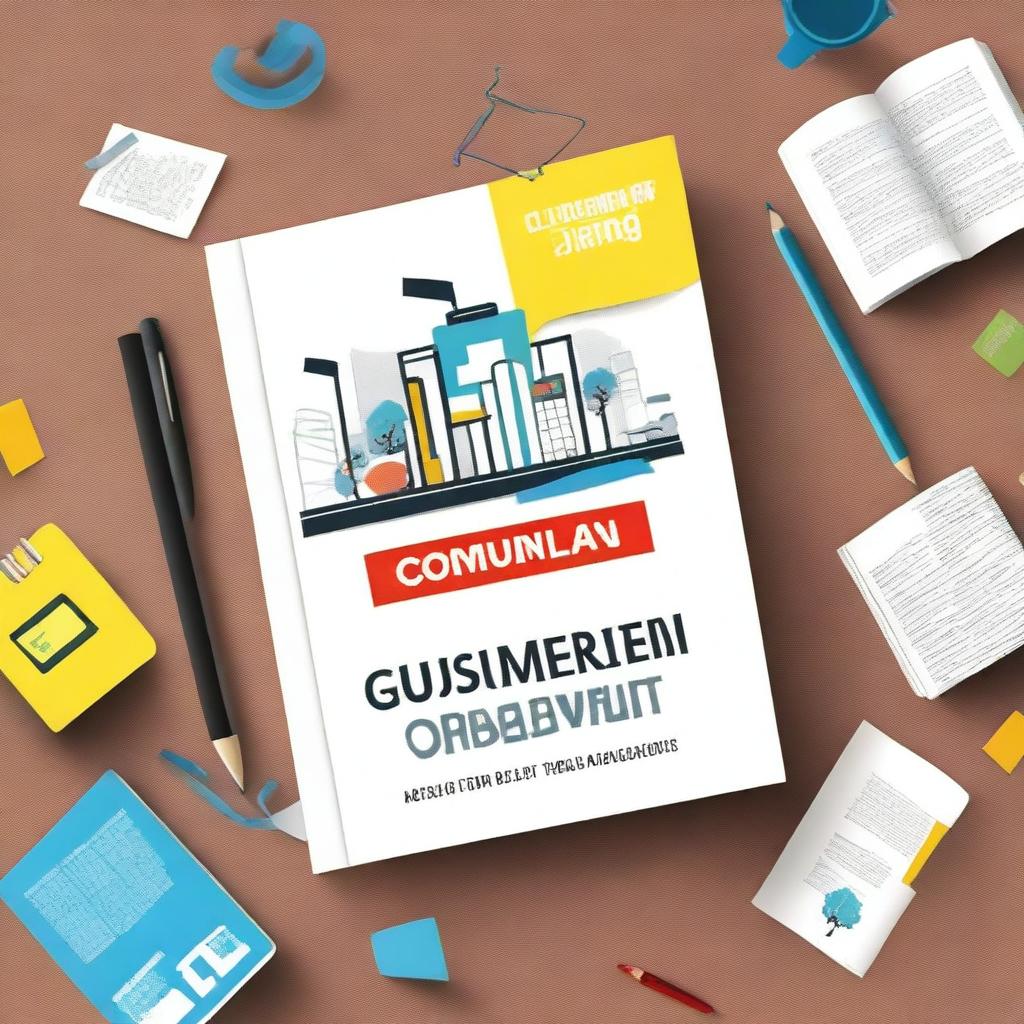 Create a book cover for a book titled 'Consumerism: Marketing and Management'