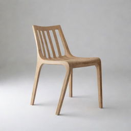 Generate an image of a unique chair designed without any legs.