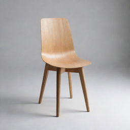 Generate an image of a unique chair designed without any legs.