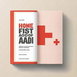 A first aid guide for the home with a professional yet friendly cover design