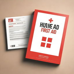 A first aid guide for the home with a professional yet friendly cover design