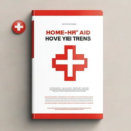 A first aid guide for the home with a professional yet friendly cover design