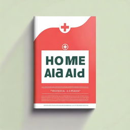 A first aid guide for the home with a professional yet friendly cover design