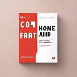 A first aid guide for the home with a professional yet friendly cover design