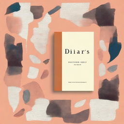 A captivating book cover for 'Diary’s of Fractured Souls,' a collection of poignant diary entries