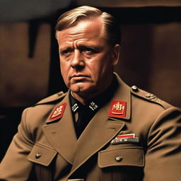 Create an image featuring Standartenführer Dieter Hellstrom from the movie 'Inglourious Basterds