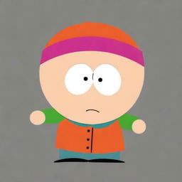 Create a character in the style of South Park