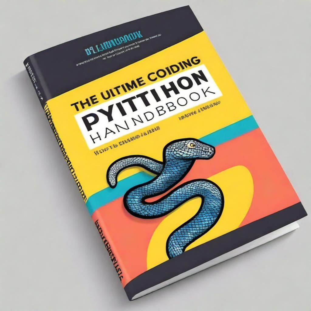 A book cover titled 'The Ultimate Python Coding Handbook: Learn from Scratch to Pro'