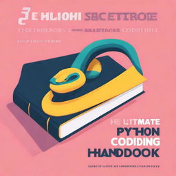 A book cover titled 'The Ultimate Python Coding Handbook: Learn from Scratch to Pro'