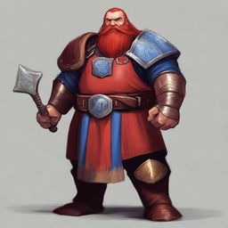 Eilif Stonefist, the Unyielding, a Dwarf Paladin of Moradin