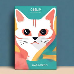 Create the best book cover featuring a cat