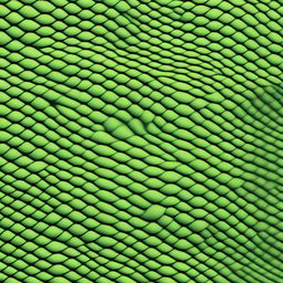 Generate a texture map of a green snake scale pattern