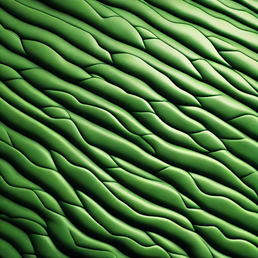 Create a texture map featuring a green snake scale pattern