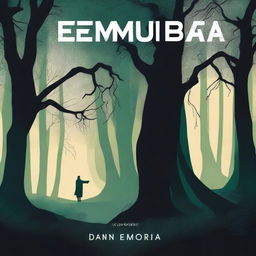 A captivating book cover for a novel titled 'Emumbra' by Dan Amorim