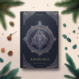 Create a captivating book cover featuring an intriguing design with a mystical theme