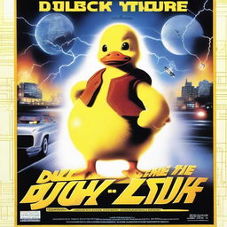 A Drew Struzan-style movie poster for a film titled 'Duck To The Future