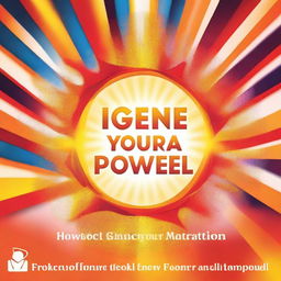 Create an ebook cover for the title 'Ignite Your Inner Power: A Collection of 1000 Powerful Affirmations'