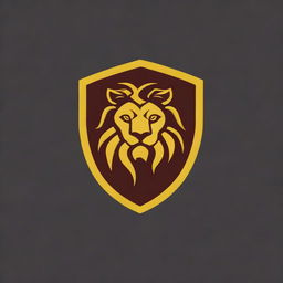 A logo with the name 'Gryffindor Lord' in golden letters, set against a background featuring a majestic lion