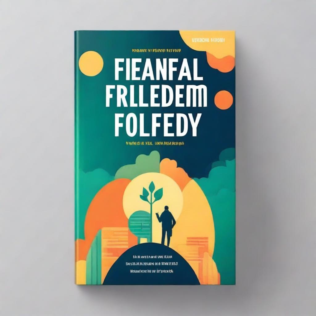 Create a book cover for a guide on financial freedom aimed at young adults