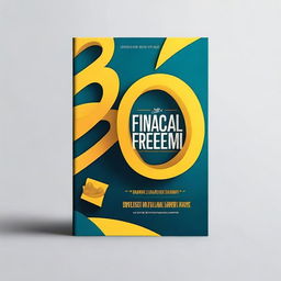 Create a book cover for a guide on financial freedom aimed at young adults