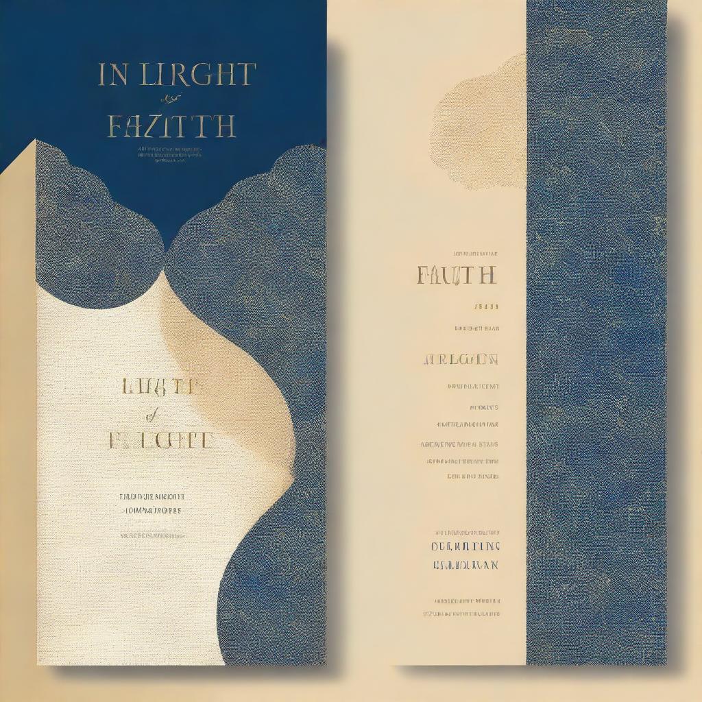 Design a book cover for 'In the Light of Faith: Religious Freedom and Human Rights in Pakistan