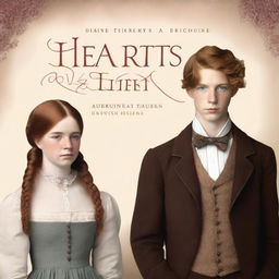 A book cover for 'The Hearts Reign', set in the 1800s