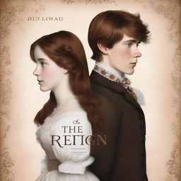 A book cover for 'The Hearts Reign', set in the 1800s