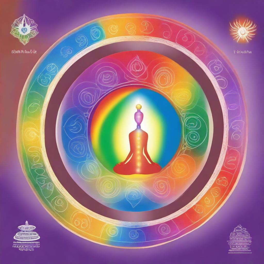 Create an image for a Chakra & Kundalini Workbook