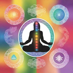 Create an image for a Chakra & Kundalini Workbook