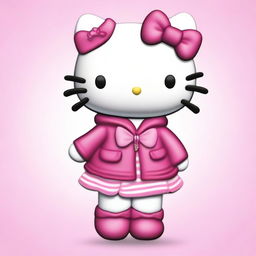 Create a personalized Hello Kitty character with unique accessories and a custom outfit