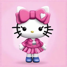 Create a personalized Hello Kitty character with unique accessories and a custom outfit