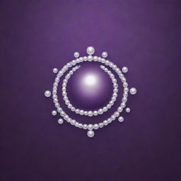 A striking logo for 'SAINATH PEARLS WORLD', featuring lustrous pearls design elements on a rich purple background.