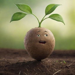 Envision an animated seed using expressive features and body language to converse. It tells fascinating tales of its journey, from being tiny and hidden inside a fruit to sprouting roots deep into the soil.