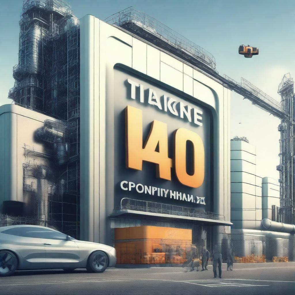 Create a futuristic movie poster set in the year 2040