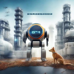 Create a futuristic movie poster set in the year 2040