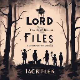 Create a book cover for the book titled 'Lord of the Flies'