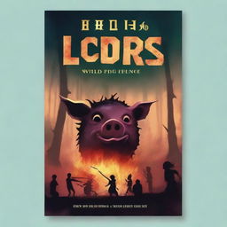 Create a book cover for the book titled 'Lord of the Flies'