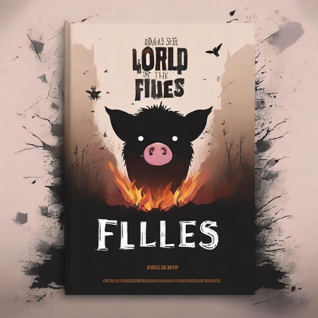 Create a book cover for the book titled 'Lord of the Flies'