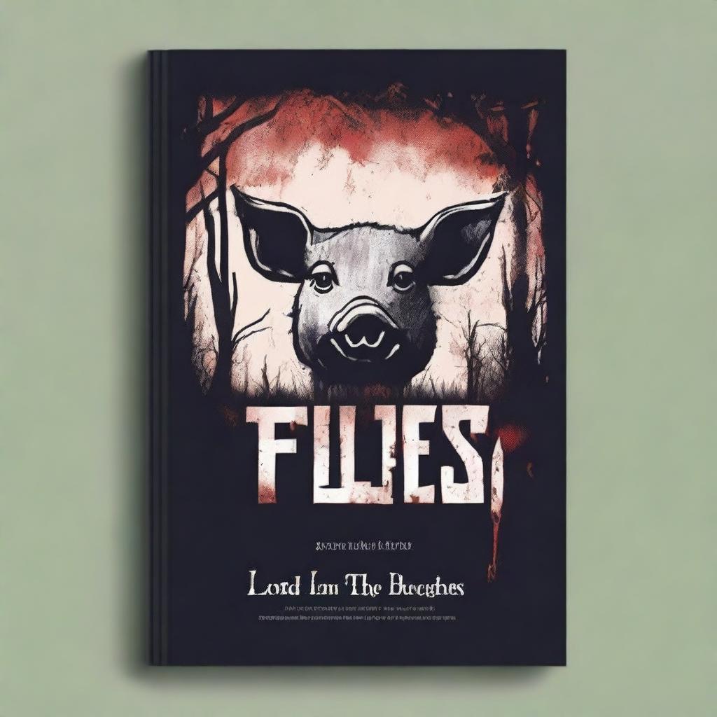 Create a book cover for the book titled 'Lord of the Flies'