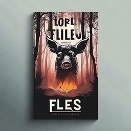 Create a book cover for the book titled 'Lord of the Flies'