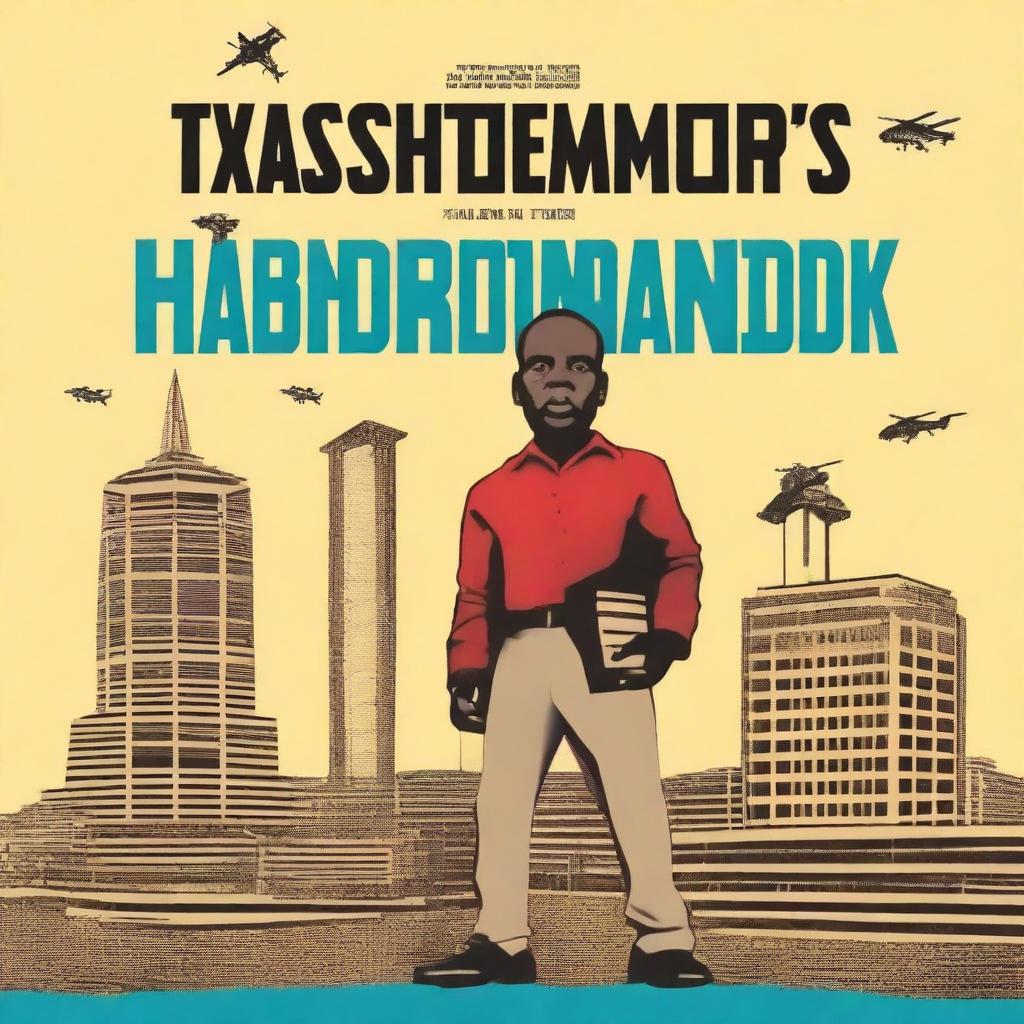 Create a compelling book cover for 'The Transformer's Handbook' by Enock Mwesigwa