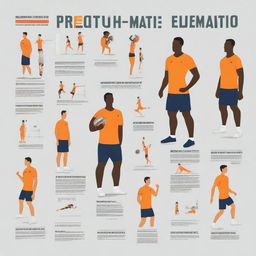 Uma ilustração detalhada que apresenta definições e conceitos do treinamento desportivo em português