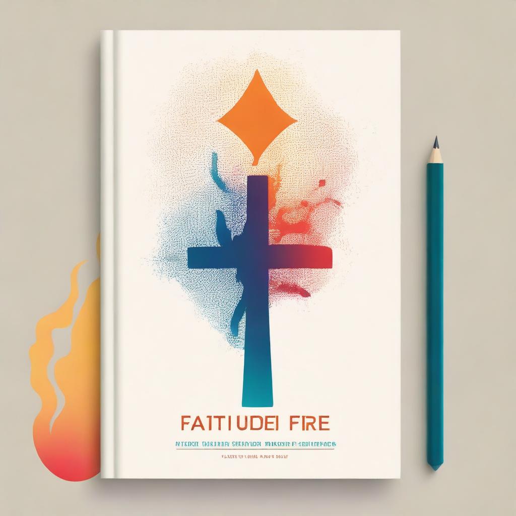 A book cover for 'Faith Under Fire: Navigating Modern Challenges in Christianity' authored by Praveen Isaac Asir