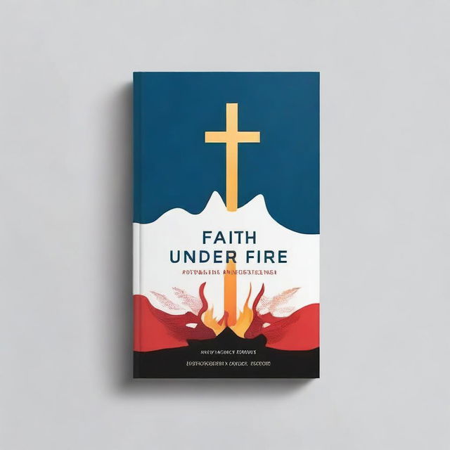 A book cover for 'Faith Under Fire: Navigating Modern Challenges in Christianity' authored by Praveen Isaac Asir