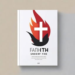 A book cover for 'Faith Under Fire: Navigating Modern Challenges in Christianity' authored by Praveen Isaac Asir