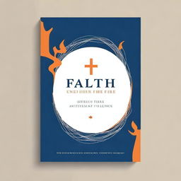 A book cover for 'Faith Under Fire: Navigating Modern Challenges in Christianity' authored by Praveen Isaac Asir